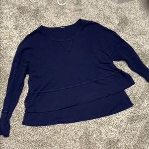 LAmade Navy Blue Knit Top - Size Medium